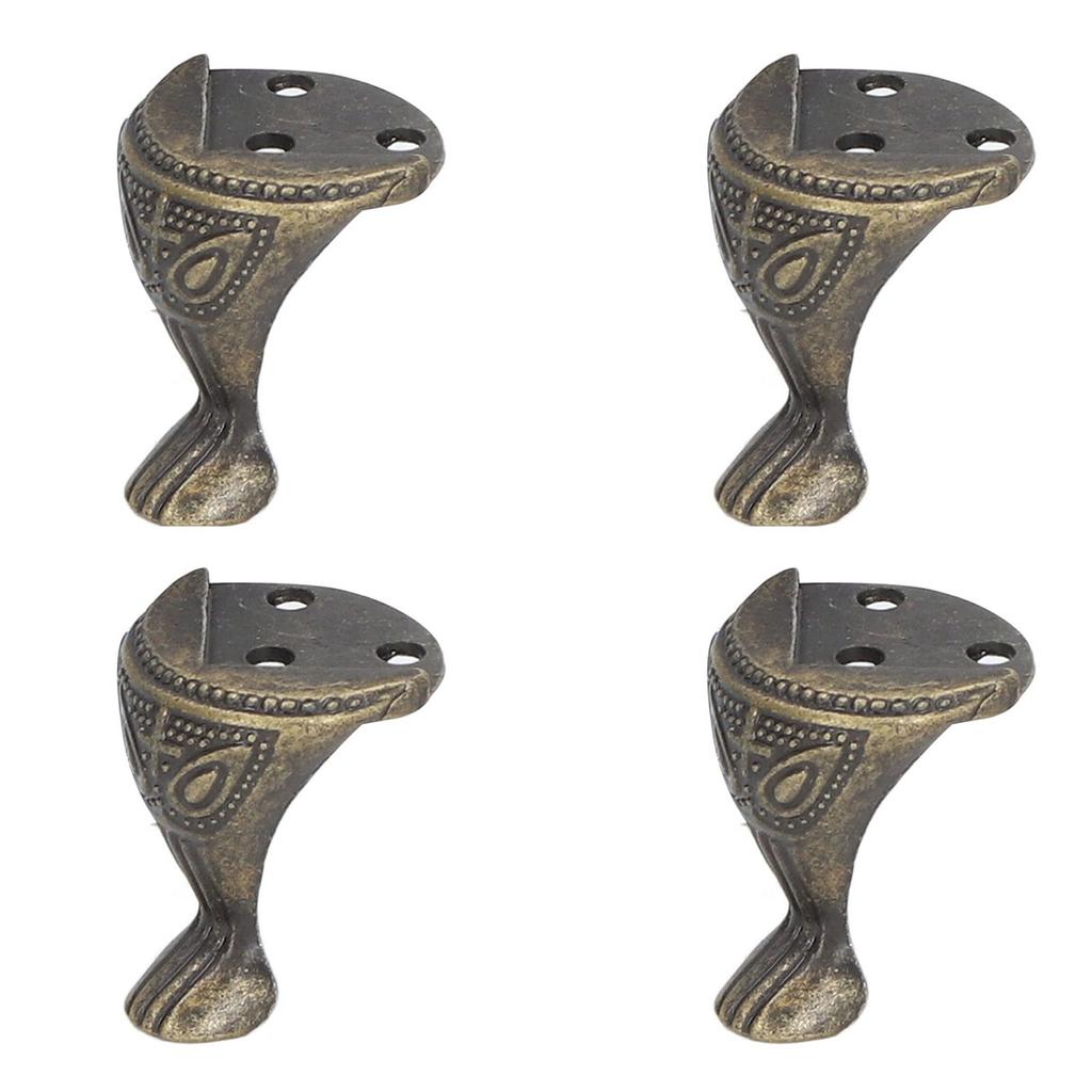 20 PCS Antique Feet Leg Corner Protector Strong Durable Furniture Legs Corner Decorative Feet for