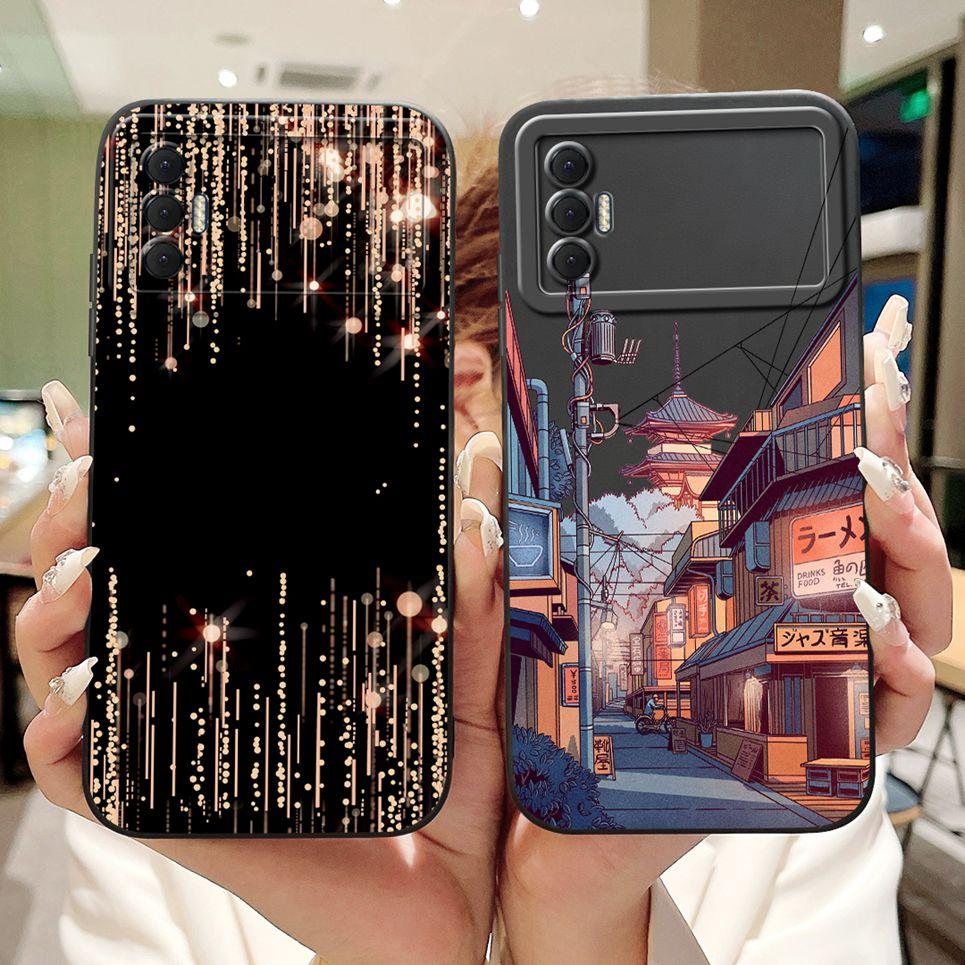 For Tecno Spark 8P Case Liquid Silicon Rabti Luxury Soft Funda Cases for Spark8P 8 P KG7H Case Camera Protective Cover Shell
