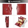 Humerpaul 100% Genuine Leather Men Wallet Coin Purse Small Card Holder PORTFOLIO Portomonee Male Walet Pocket Coffee Money