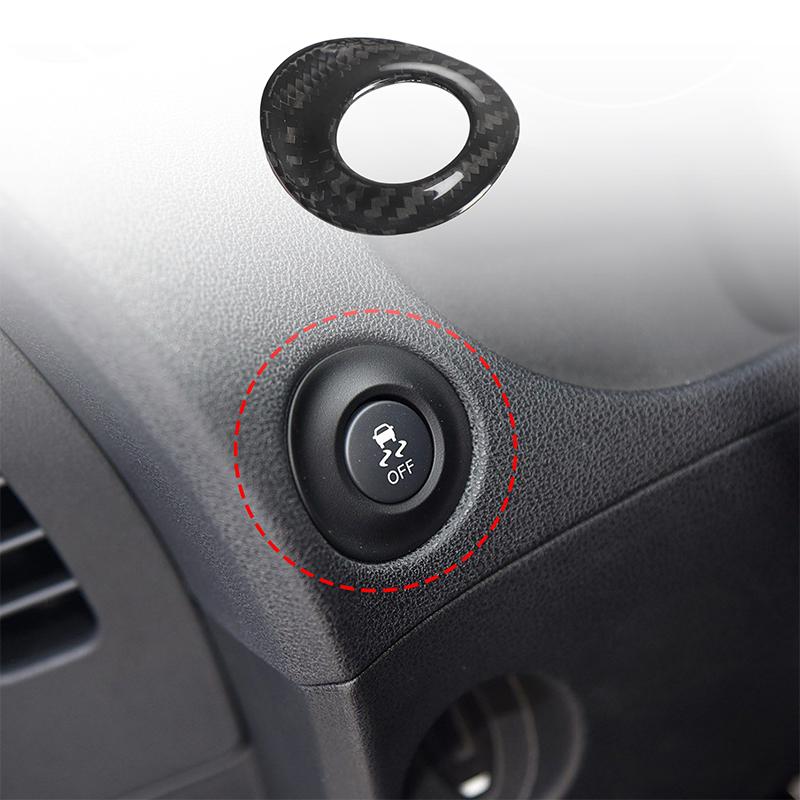 

For Nissan 370Z Z34 2009-2020 Real Carbon Fiber Car center console panel cover sticker car decoration modification accessories