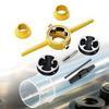 Portable PVC Pipe Threader with Screw Extraction Tool Set