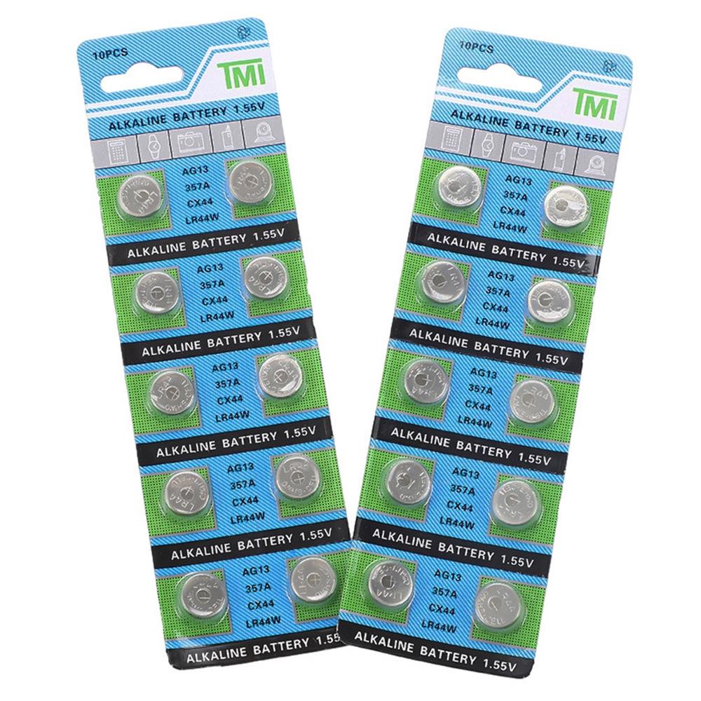 AG13 TMI 357 LR44 Button Cell Battery for Electronic Devices and Night Lights