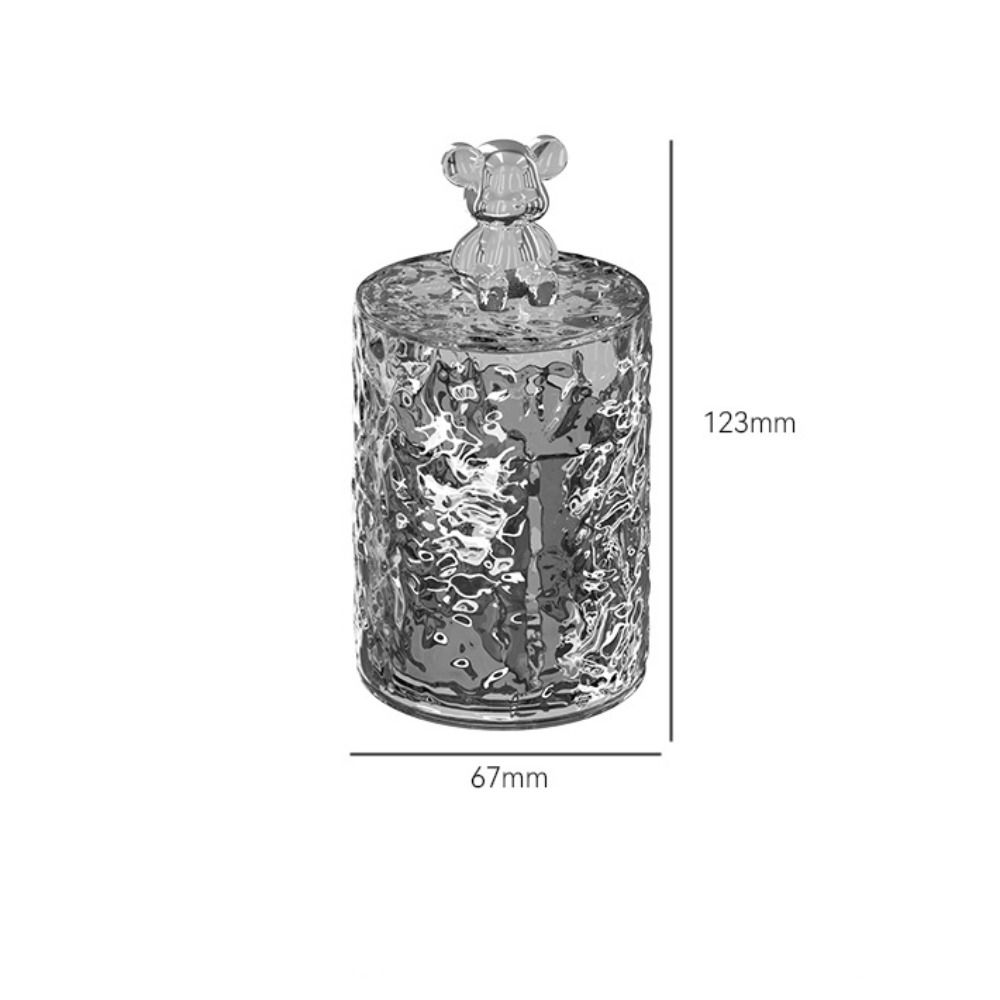 

Portable Toothpick Box Multipurpose Dust Proof Storage Box New Toothpick Storage Box Gray-Round Shape