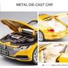 Volkswagen Arteon CC Sport Coupe Simulation Diecast & Toy Vehicles Sounds & Light Pull Back Car 1:32 Alloy Model Gifts For Children