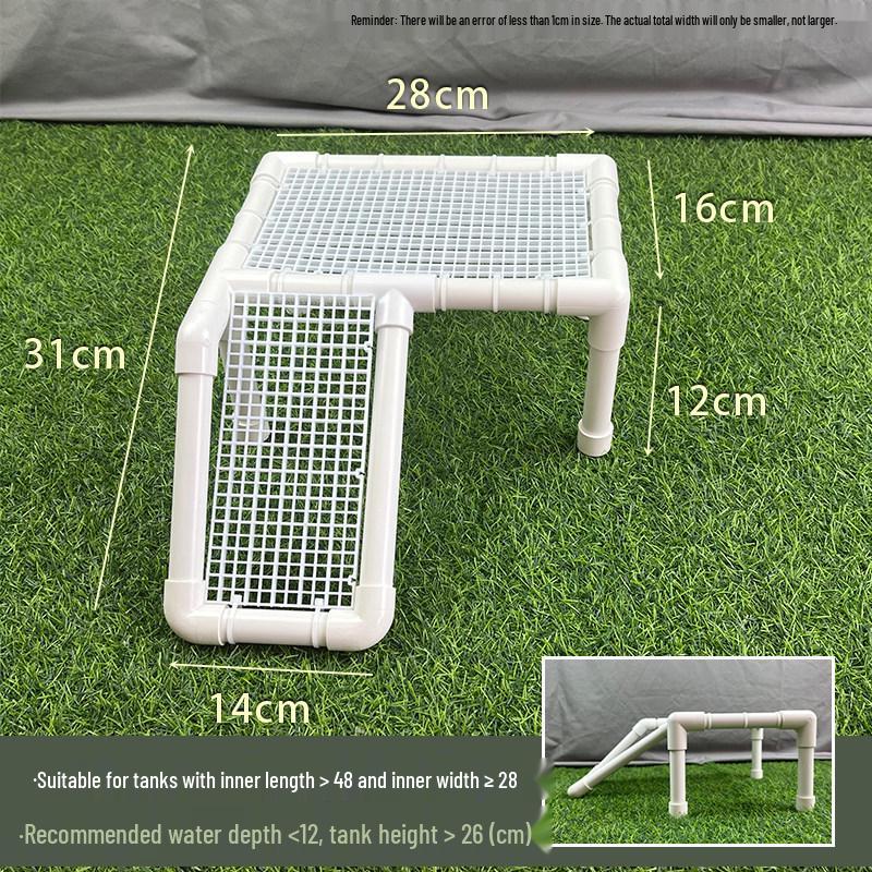 Turtle Sunbathing & Climbing Platform – Adjustable Handmade Floating Rest Area