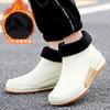 Waterproof shoes men's and women's rain shoes short tube couple Korean version rain boots wear non-slip and wear-resistant water boots r
