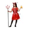 Déguisement Fille Diablesse Brillante
