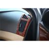 For Hyundai Sonata 2011-2014 Wood Grain Console L&R Air Outlet Vent Cover Trim