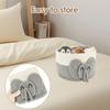 Elephants Cotton Rope Storage Basket Cute Baby Laundry Basket Versatile Safe Cotton Rope Toy Storage Basket for Home