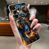 Bumper Soft Transparent TPU Phone Case For OPPO Realme C85 Pro 4G Casing Trendy Rose Rosy Cloud Painted Shockproof Cover