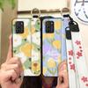 Lanyard Soft case Phone Case For Nokia G100 Oil Painting Waterproof Anti-dust Wristband Shockproof Durable Kickstand
