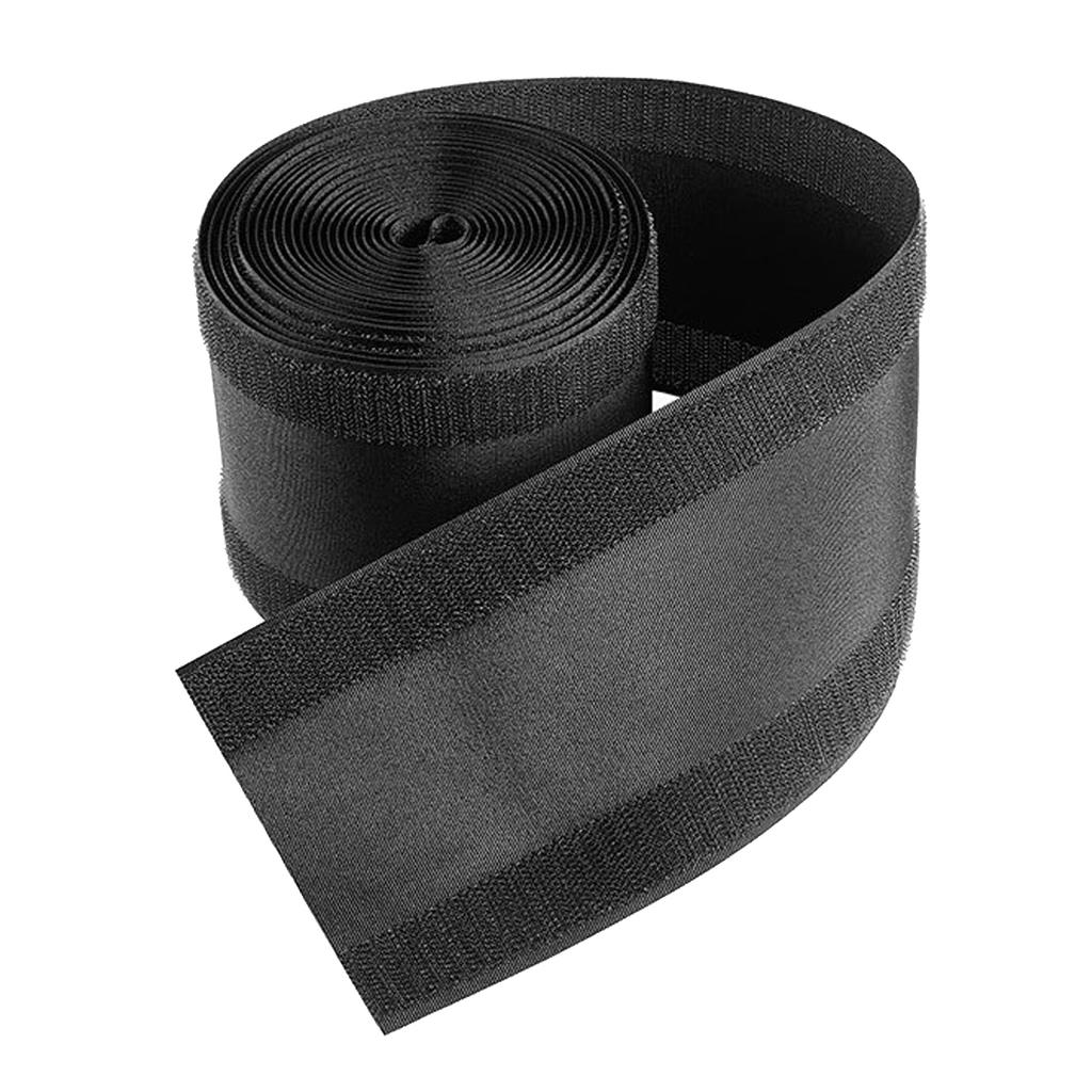 Carpet Cord Cover Cable Protector Reusable Floor Cable Protector Management Hook and Loop Design Black