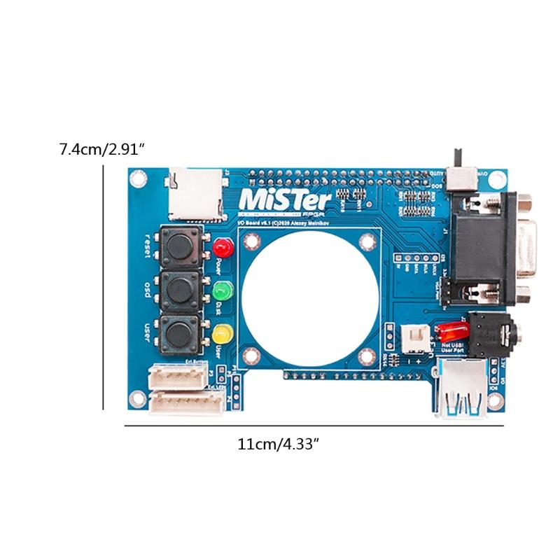 Manual Welding Extender Board for Mister FPGA IO Board Set Accessories for Terasic DE10-Nano FPGA Board 3.5mm Kit