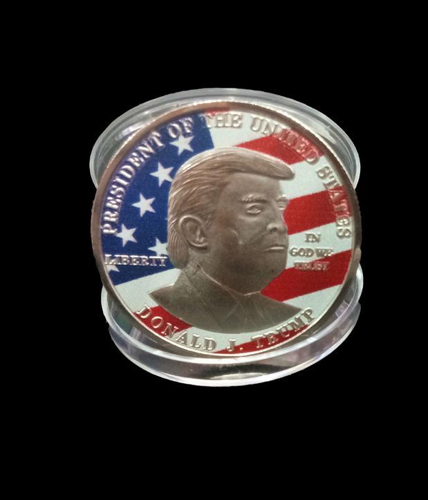 US President Trump Commemorative Coin Silver Coin Trump Gold Coin Crafts