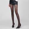 Women's Elegant Japanese Style Sheer Silk Pantyhose Stockings Aesthetic Argyle Bowknot Pattern Tights Summer Leggings