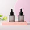 1pc 20ml Essential Oil Bottle Glass Frosted Dropper Bottle Sample Bottle Aromatherapy Liquid Drop for Massage Perfume Bottles