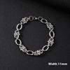 Bracciale da Uomo in Acciaio Inossidabile Semplice Prepotente Punk Alto Senso Cubano Acciaio al Titanio Bracciale Gioielli da Uomo