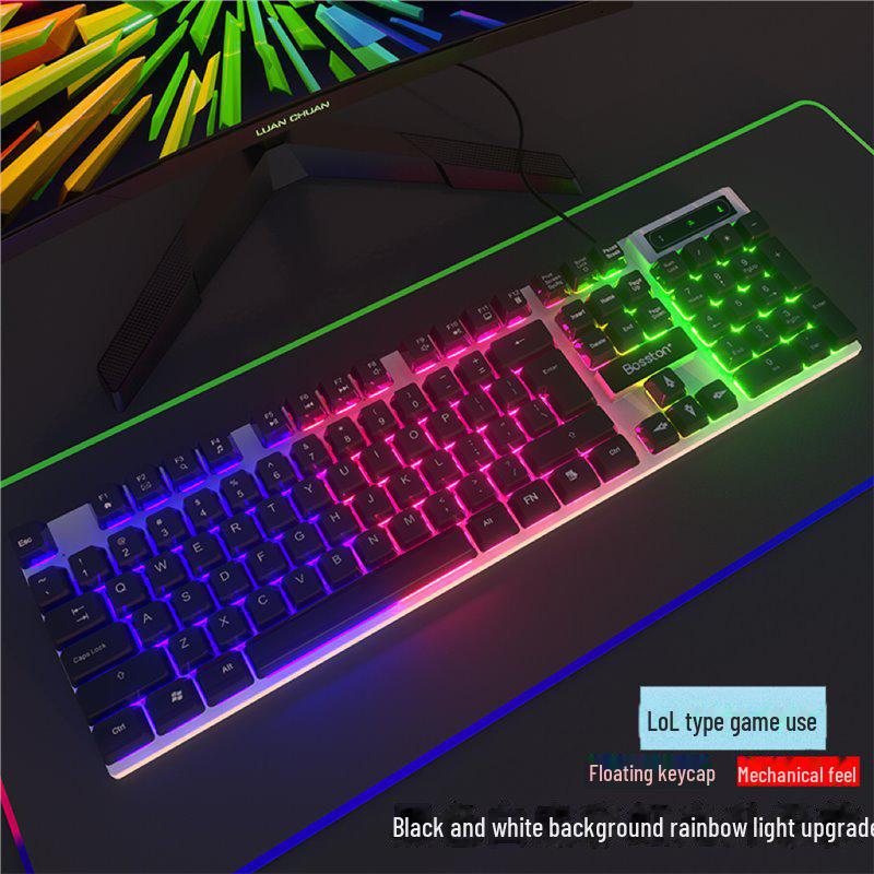 

Проводная механическая игровая клавиатура и мышь с USB для настольного компьютера