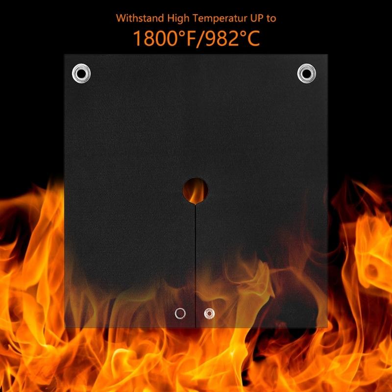 High Temperatures Resistant Fire Retardant Welding Blankets, Soft Carbon Felt Mat, Safe Heat Barrier For Soldering Work
