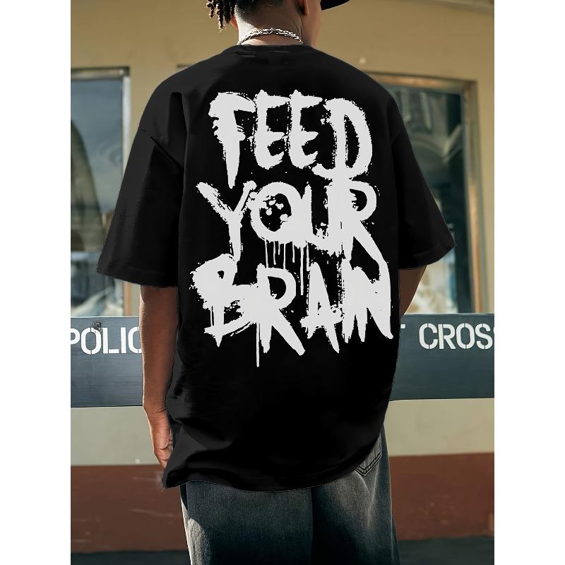 Men'S Trendy T-Shirt | Niche Designer Style | Men'S Outfit Essential | Western Trendy Tee, Casual, Leisure, Street, Hip-Hop, Versatile