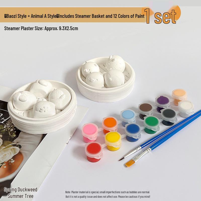 Mini Plaster Doll DIY Coloring Kit – Handmade Creative Toy & Gift Ornament