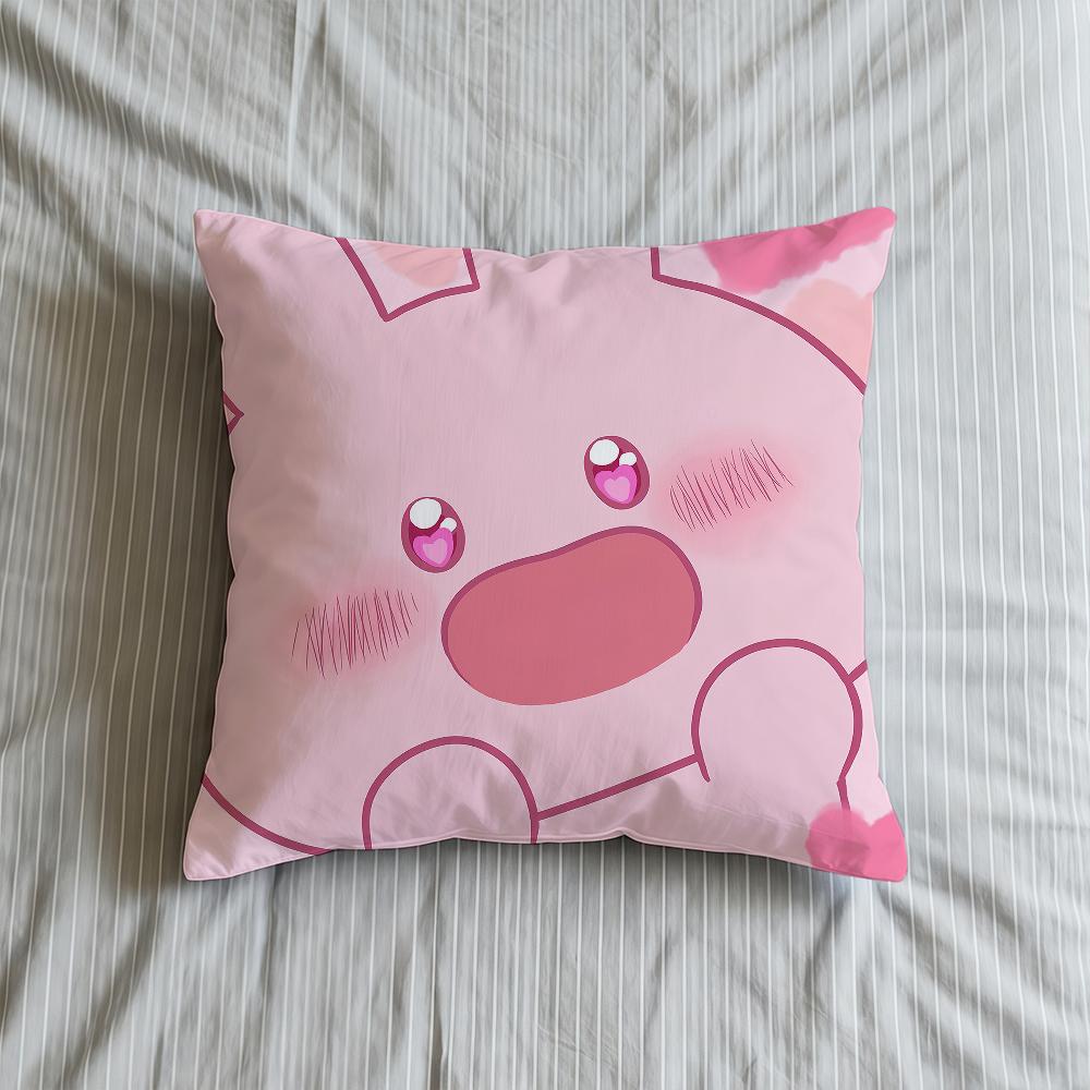 Cushion Cute Cover Soft Case Cartoon Asamimichan Sofa Living Bunny Room Home Comfortable Office Decor Protective Pillow Covers
