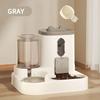 2-in-1 Cat Dog Food and Water Dispenser Automatic - Cute Integrated Feeder Bowl Gravity Pet Water Food Dispenser Non-Leak