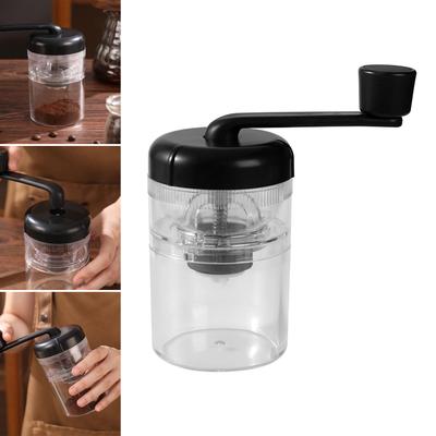 Manuelle Kaffeebohnenmühle mit Keramikmahlwerk, einstellbarer Mahlgrad, tragbare Espressomühle für den Heim- und Reisegebrauch