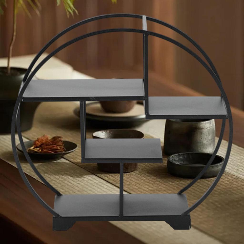 Tea Set Rack Multifunction Teaware Stand for Office Living Room Apartment