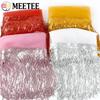 5/10Yards Meetee 20cm Sequins Tassel Fringe Trims Lace Ribbon Wedding Party Dress Fabric DIY Handmade Sewing Clothes Accessories