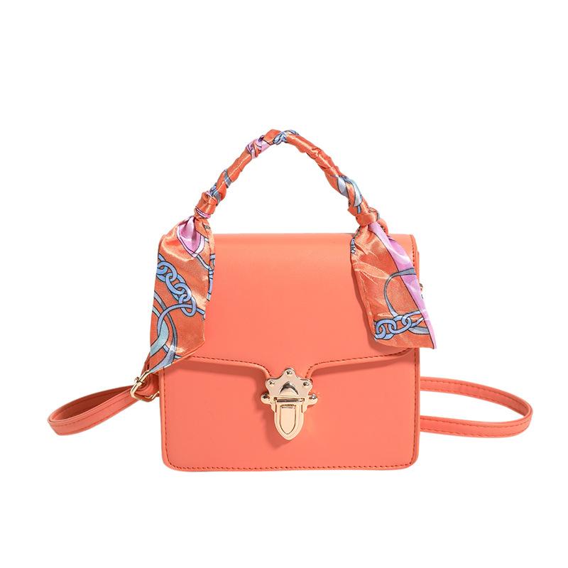 

Fashion bag women s 2024 summer new trend niche portable small square bag temperament small fresh fashion shoulder bag помаранчевий