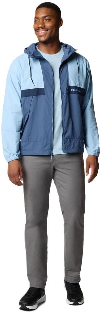 Куртка Columbia Spire Valley Hooded Windbreaker (2117051) ripple blue/dark mountain/coll navy