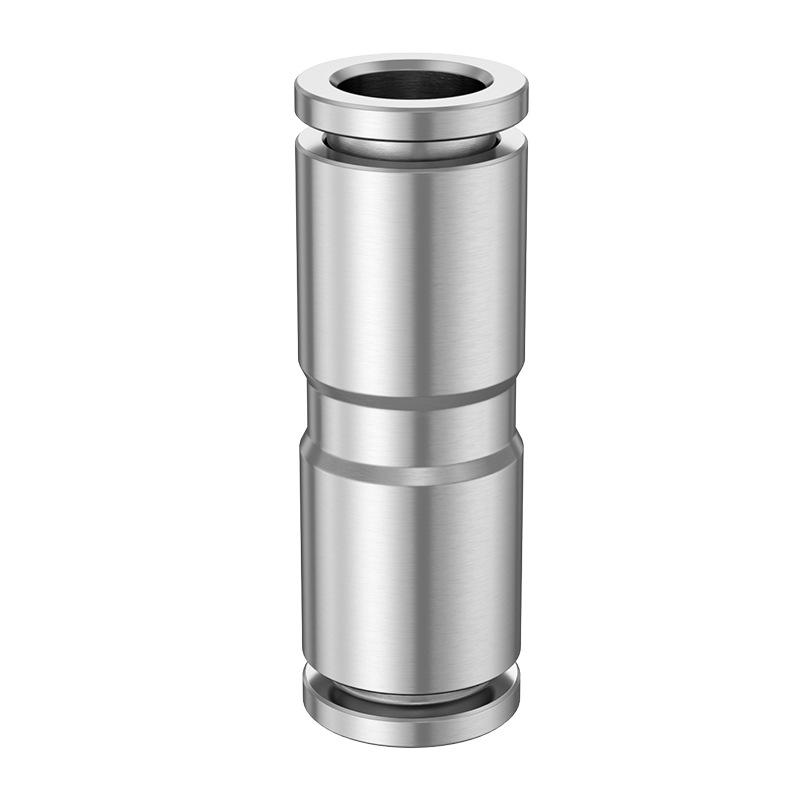304 Stainless Steel Pneumatic Quick Connectors: High-Pressure Resistant Straight Reducer and Quick Connect Tee