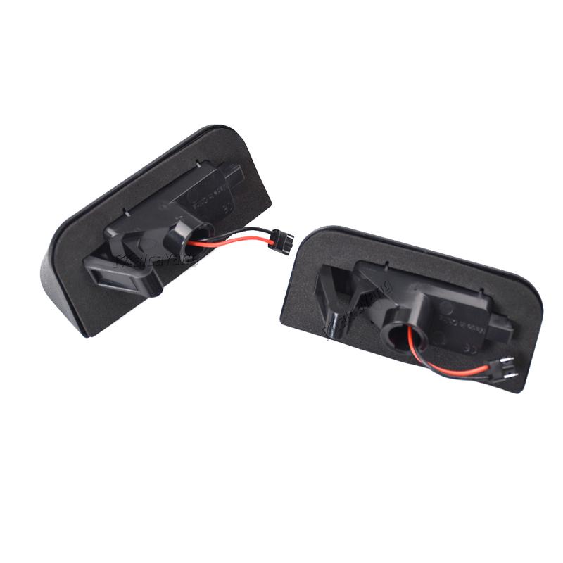 2pcs No Error LED License Number Plate Light For Fiat Scudo Toyota Proace Verso Peugeot Ranch Rifter Traveller Partner Expert