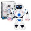 Smart Mini Robot Fun Robot Dancing Robot Toy Led Light Music Dance Robot
