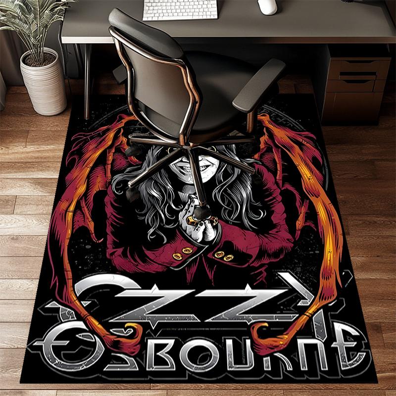 Ozzy Polyester Carpet, Soft Indoor Mat for Office Chair, Living Room, Computer Desk - Decorative Home Office Rug Design