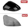 Außenspiegelkappenabdeckung ohne Spurhalteassistent für A4 S4 2016 2017 2018 links/rechts Spiegelabdeckung glänzend schwarz