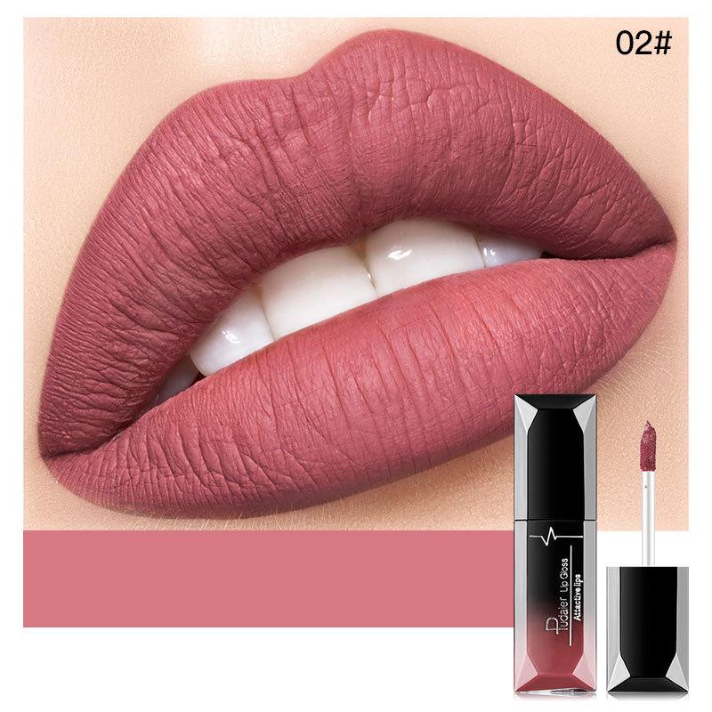 Pudaier Long Lasting Liquid Lipstick Waterproof Matte Velvet Lip Gloss Make Up