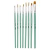 Brushes - Acrylic - Watercolor - Gouache - 8 Shapes and Sizes - Synthetic - Pébéo