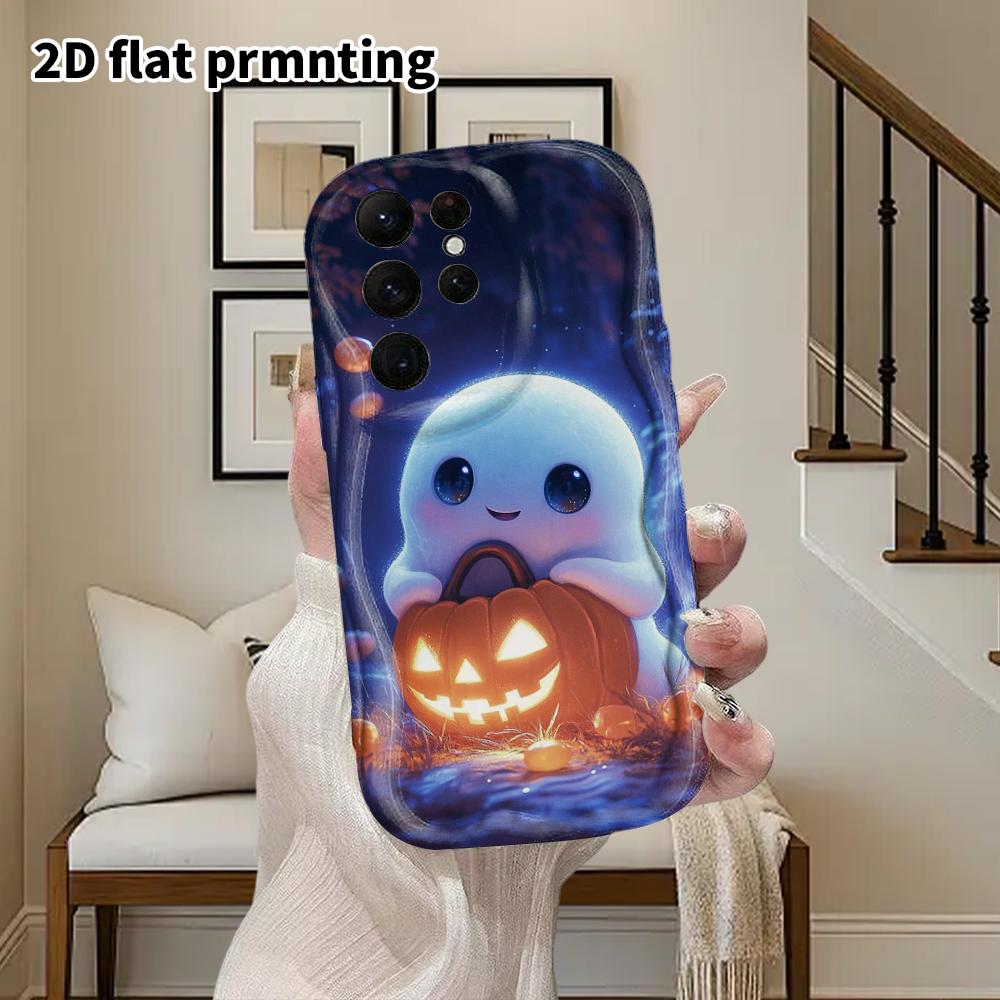 Phone Case: 2D Flat Samsung Galaxy A34 A35 M05 M06 S20 S22 S21 FE Plus 5G Protective Case, Couple Style, Forest Spirit, Christmas and Halloween Gifts