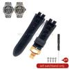 19x28mm Black Blue Red for Roger Dubuis EXCALIBUR Genuine Leather Watch Strap Special Interface Supple Moisture Wicking Design