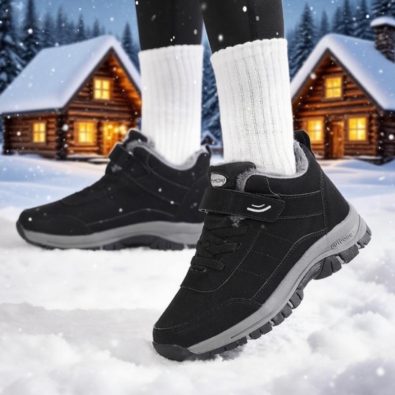 

Winter Men s Boots High Quality Warm Snow Sneakers Lace-up Fashion Winter Thick Fleece Boots Thick Sole Causal Warm Short Boots 36
