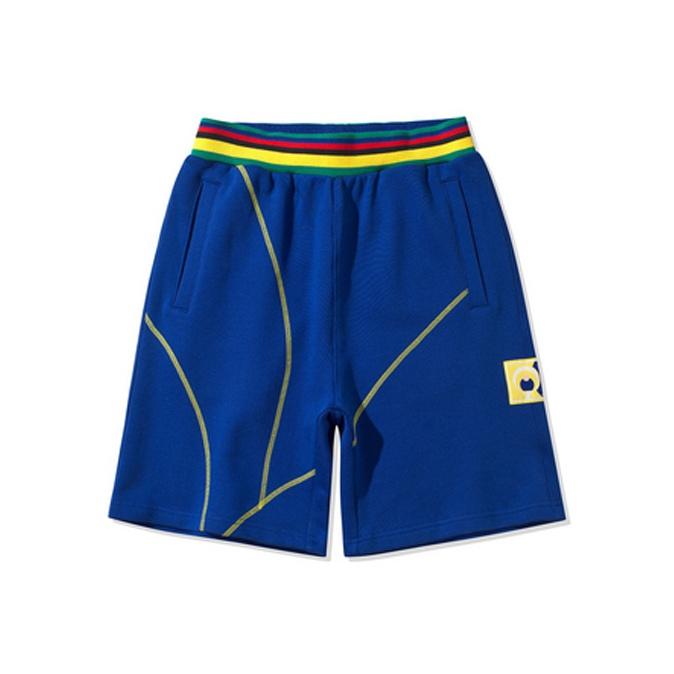 

Li Ning Paris Fashion Week Runway Series Color Block Sport Shorts Men Shorts Deep-Blue AKSQ145-1 L