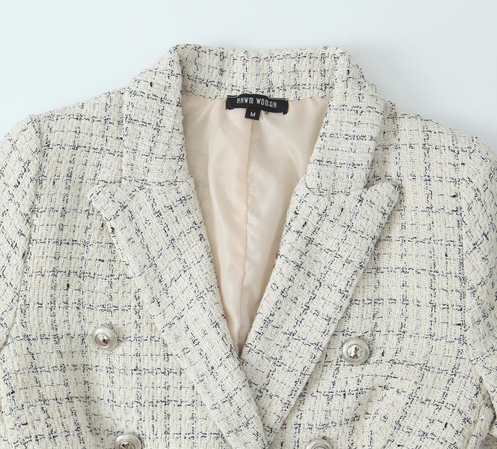 Autumn Fashion Double-Breasted Women's Suit Jacket