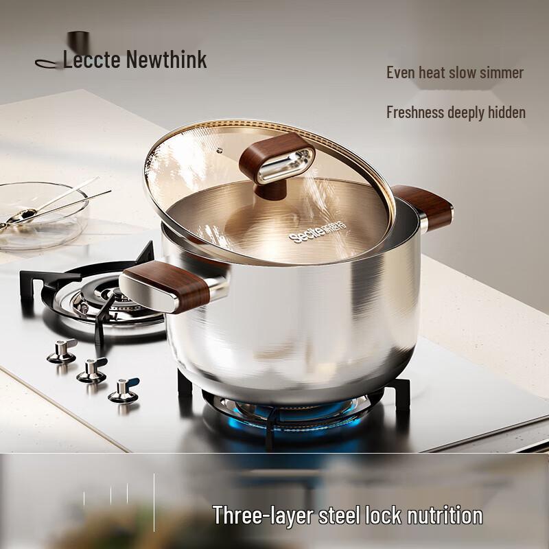 XST Titanium Shield 304 Stainless Steel Stew Soup Pot