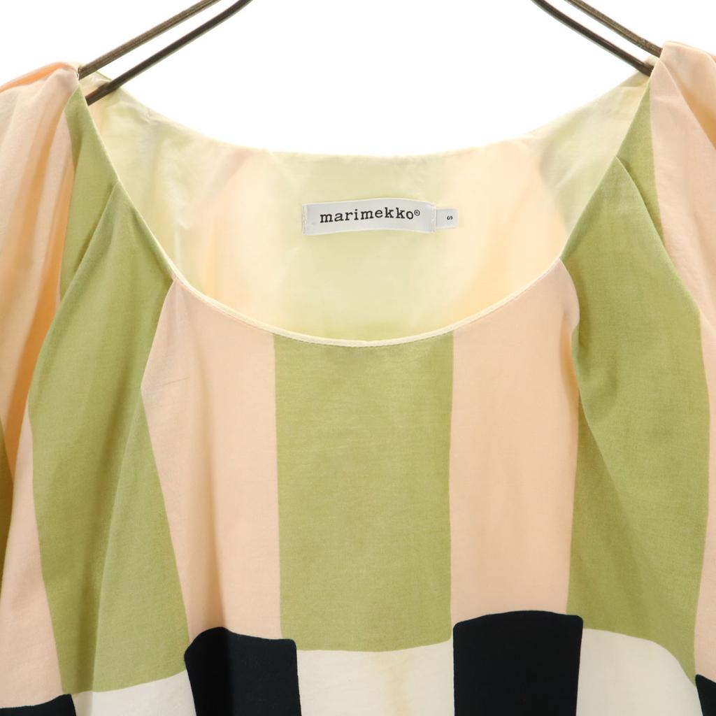 marimekko stripe Short sleeve one piece S Women Used