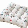 Winter Thickened Cotton Linen Square Seat Cushion