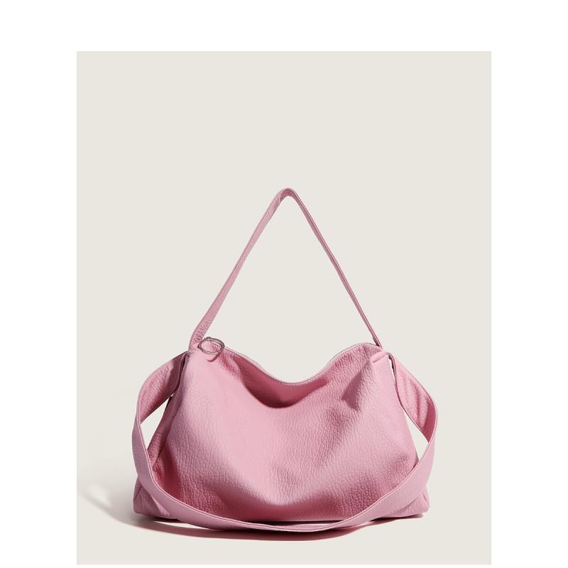 All-matching Ins Cross-body Bag Women's Large Capacity Soft Leather Shoulder 2025 New Casual Tote Underarm