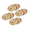 5PCS Gold Spray Nozzle Brass Water Spray Head Durable Garden Sprinkler Nozzle  Lawn Watering