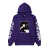 Japanese Anime Hoodie Sweatshirt Jujutsu Kaisen Satoru Gojo Anime Print Soft Fleece Warm Long Sleeve Hooded Sweatshirt